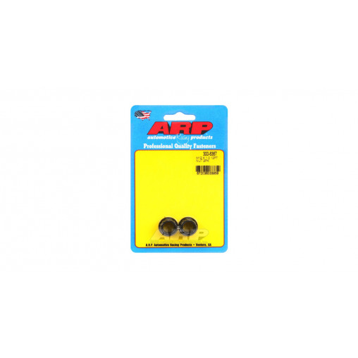 Pack écrous ARP (2) M12 x 1.00 - Black Oxyde 12 pts