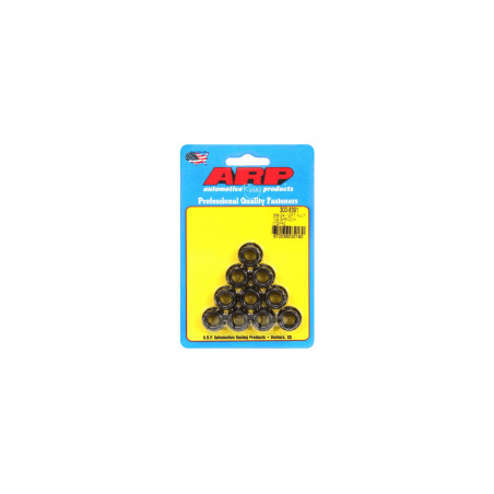 Pack écrous ARP (10) 3/8-24 - Black Oxyde 12 pts