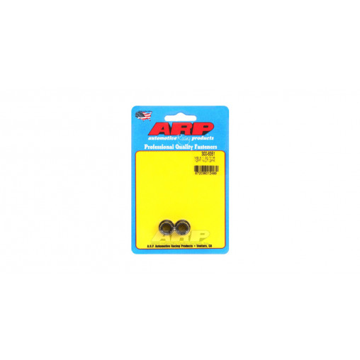 Pack écrous ARP (2) M9 x 1.00 - Black Oxyde 12 pts