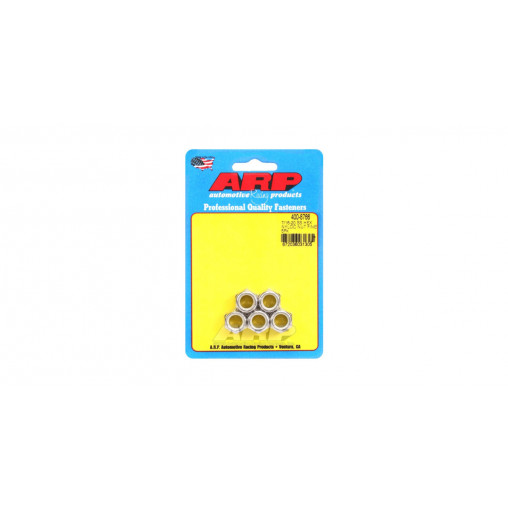 Pack écrous ARP (5) 7/16-20 - Inox Nyloc Hex