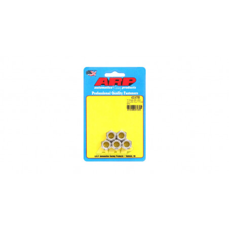 Pack écrous ARP (5) 7/16-20 - Inox Nyloc Hex