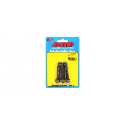 Boulonnerie universelle ARP M6 x 1.00 - Black Oxyde 12 Pts x5