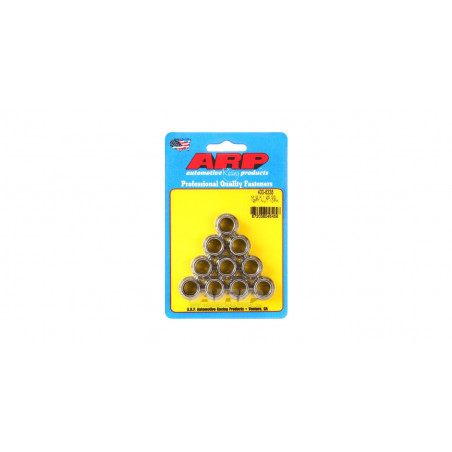 Pack écrous ARP (10) M12 x 1.50 - Inox 12 pts