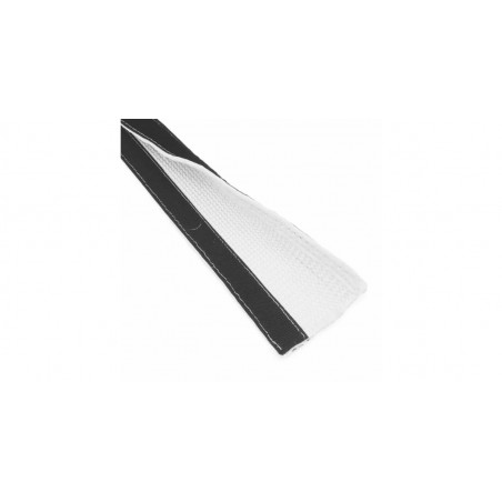 Gaine isolante fibre de verre siliconée noire OBP - Longueur 1 mêtre