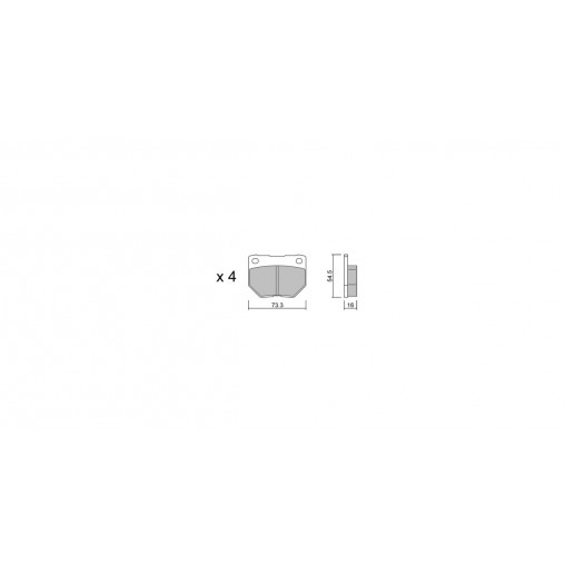 Plaquettes de frein GT2i Race Arrière pour SUBARU Impreza (GE-GH-GR-GV-G3) 2.0i 16V Turbo 4wd WRX 2008-14 - Etriers de frein Su