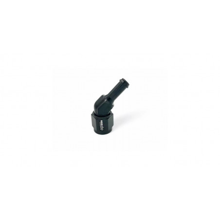 Adaptateur 45° femelle tournant concave Dash6 vers mâle 10mm à emmancher OBP noir