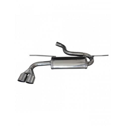 Echappement Inoxcar Silencieux Arrière 2X80 RACING SEAT LEON III serie Type 5F 2.0 TDI FR 150cv après 2014