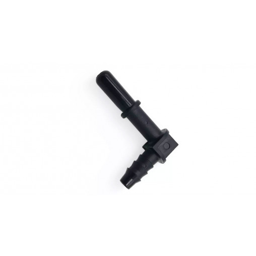 Raccord coudé OBP SAE J2044 diamètre 7,89mm noir