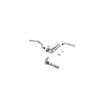 Milltek SSXBM1097 FAP Back Race sans silencieux intermédiaire avec valve embout Dual GT90