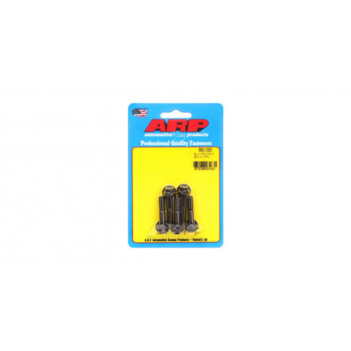 Boulonnerie universelle ARP M6 x 1.00 - Black Oxyde Hex x5