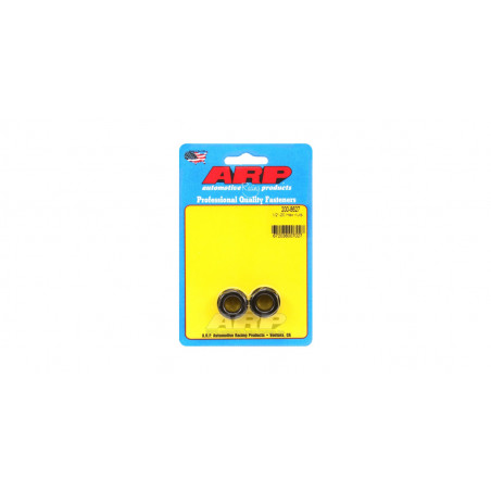 Pack écrous ARP (2) 1/2-20 - Black Oxyde Hex