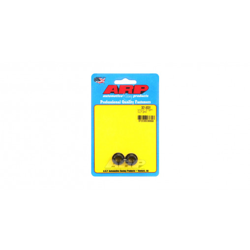 Pack écrous ARP (2) M10 x 1.00 - Black Oxyde 12 pts