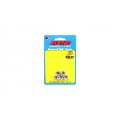 Pack écrous ARP (5) 3/8-16 - Cad Palted Nyloc Hex