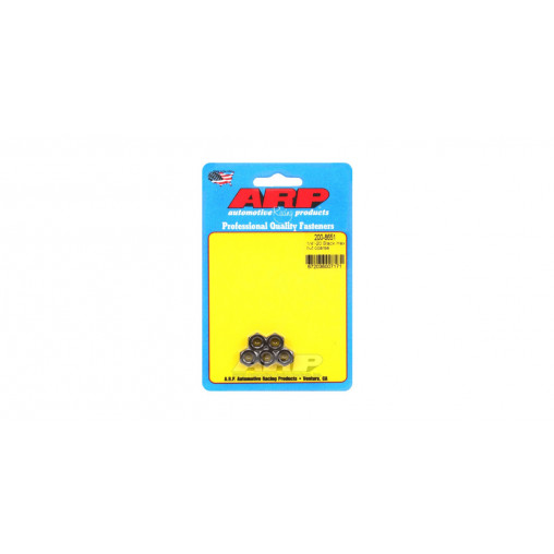 Pack écrous ARP (5) 1/4-20 - Black Oxyde Hex