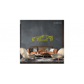 Décoration murale Art Design - silhouette Mercedes SLS extension