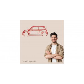 Décoration murale Art Design - silhouette Mini COOPER S R53