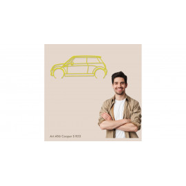 Décoration murale Art Design - silhouette Mini COOPER S R53