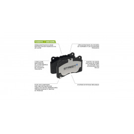 Plaquettes de frein Pagid T8230 Street+ ph3 Plaquettes de frein Pagid T8230 Street+ ph3