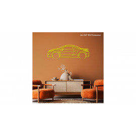 Décoration murale Art Design - silhouette Peugeot RCZ extension Décoration murale Art Design - silhouette Peugeot RCZ extension