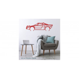Décoration murale Art Design - silhouette Lancia STRATOS CLASSIC Décoration murale Art Design - silhouette Lancia STRATOS CLASSIC
