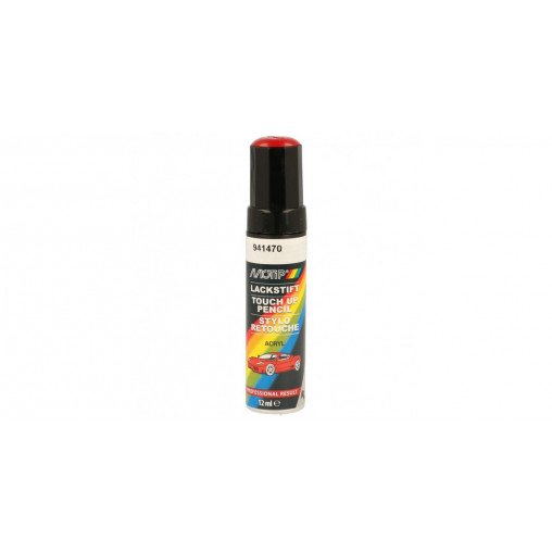 Pinceau de retouche 941470 Rouge Brillant MOTIP Touch Up 12ml