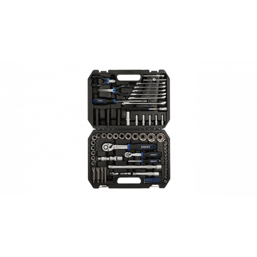 Jeu de douilles métrique HI-TORQ Draper, ¼'' et ½'' (83 pièces).