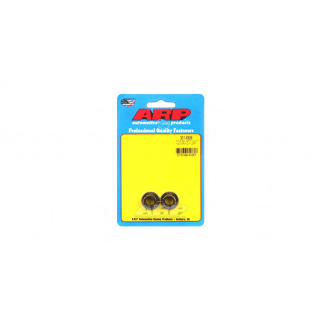 Pack écrous ARP (2) 7/16-20 - Black Oxyde 12 pts