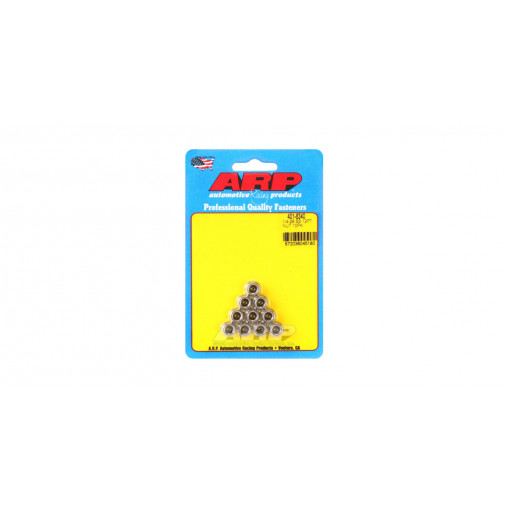 Pack écrous ARP (10) 1/4-20 - Inox 12 pts