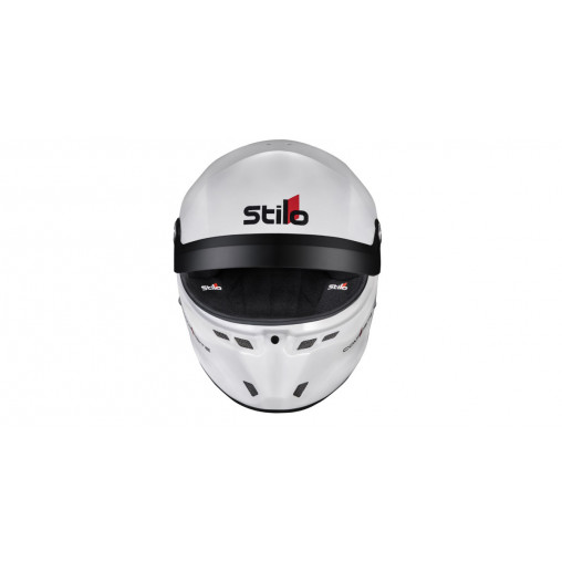 Casque Stilo ST6 GTN Composite blanc/noir - Snell SA2020 FIA 8859-24 Hans FIA8858-10