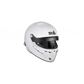 Casque Stilo ST6 GTN Composite blanc/noir - Snell SA2020 FIA 8859-24 Hans FIA8858-10