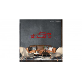 Décoration murale Art Design - silhouette Porsche CAYMAN GT4 Décoration murale Art Design - silhouette Porsche CAYMAN GT4