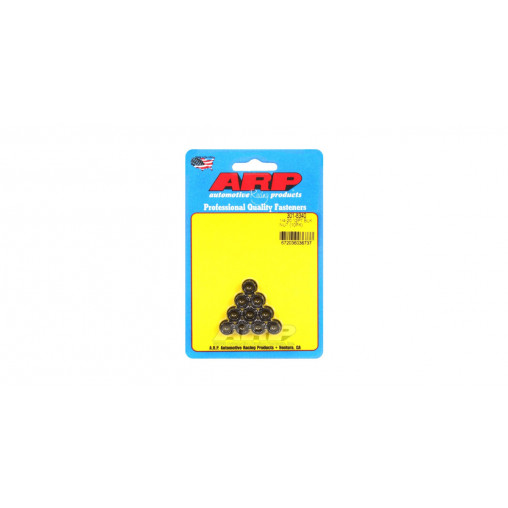 Pack écrous ARP (10) 1/4-20 - Black Oxyde 12 pts