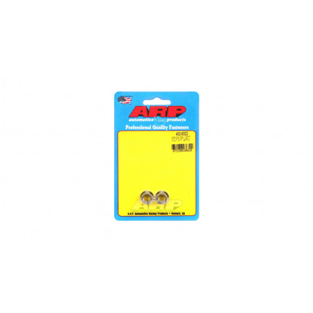 Pack écrous ARP (2) 3/8-24 - Inox 12 pts