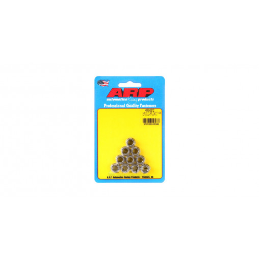 Pack écrous ARP (10) M8 x 1.25 - Inox 12 pts