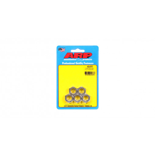 Pack écrous ARP (5) 1/2-20 - Inox Hex
