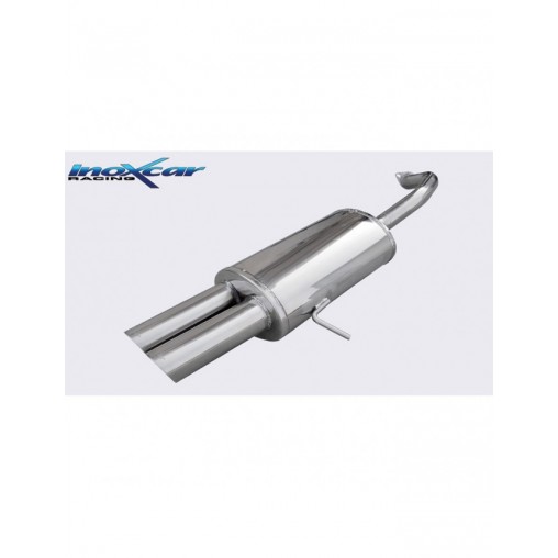 Terminal Echappement Inox Inoxcar Alfa 166 2.0 TS 2x80mm Racing