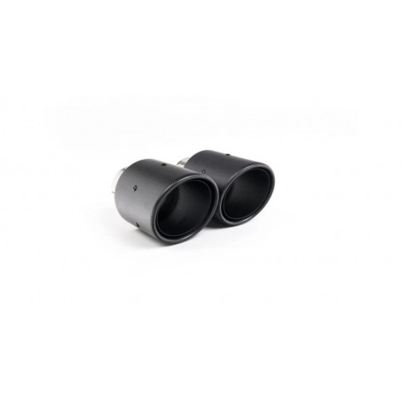 Embout x2 Carbon Jet-100 (pour diam 63.5mm) MSTIP226