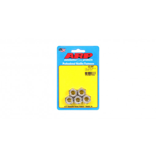 Pack écrous ARP (5) 1/2-13 - Inox Nyloc Hex