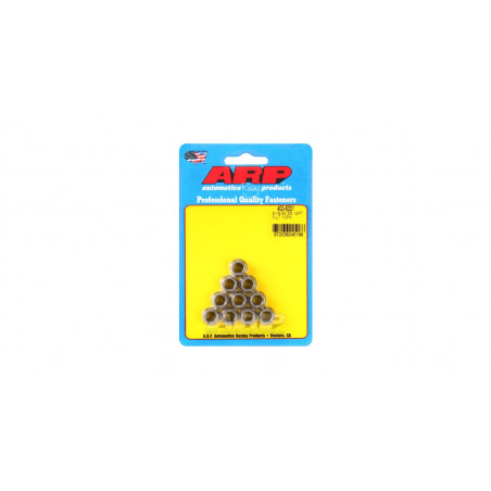 Pack écrous ARP (10) 5/16-24 - Inox 12 pts