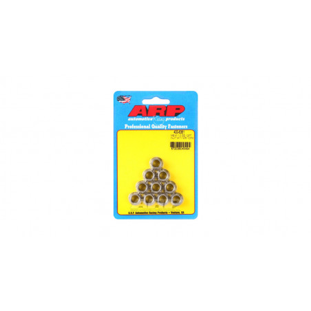 Pack écrous ARP (10) M9 x 1.00 - Inox 12 pts