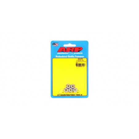 Pack écrous ARP (5) 1/4-28 - Inox Nyloc Hex