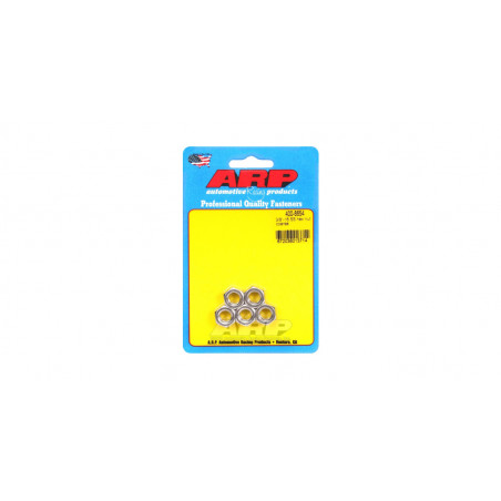 Pack écrous ARP (5) 3/8-16 - Inox Hex