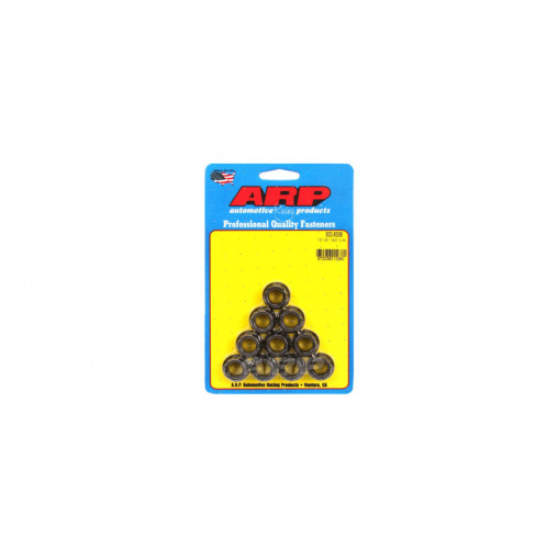 Pack écrous ARP (10) 1/2-20 - Black Oxyde 12 pts