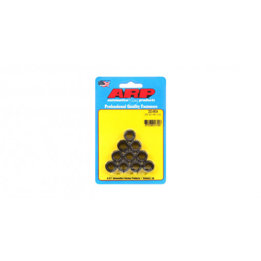 Pack écrous ARP (10) 3/8-24 - Black Oxyde Hex