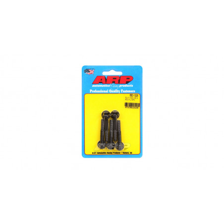 Boulonnerie universelle ARP M6 x 1.00 - Black Oxyde Hex x5