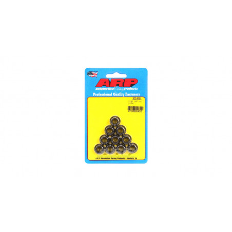 Pack écrous ARP (10) 11/32-24 - Black Oxyde 12 pts