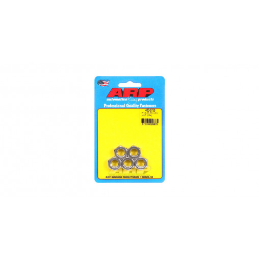Pack écrous ARP (5) 7/16-20 - Inox Hex
