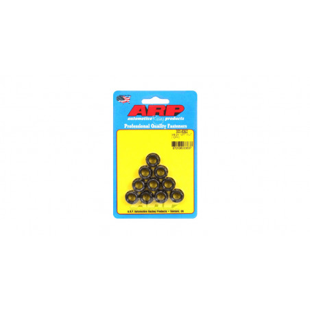 Pack écrous ARP (10) 3/8-24 - Black Oxyde 12 pts