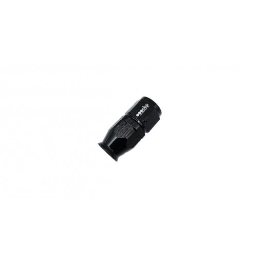 Raccord femelle droit OBP type PTFE aluminium noir