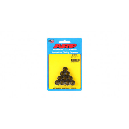 Pack écrous ARP (10) M10 x 1.00 - Black Oxyde 12 pts